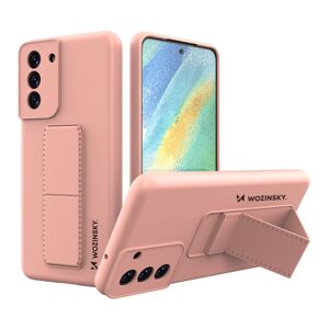 Wozinsky Kickstand kryt, Samsung Galaxy S21 FE, ružový