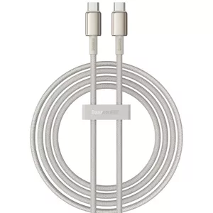 Kábel Baseus Tungsten Glod USB-C to USB-C cable, 100W, 2m (gold)