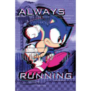 Plagát Sonic the Hedgehog - Always Runnig (150)
