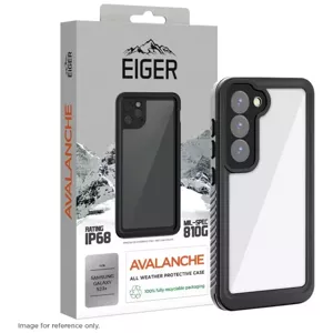 Púzdro Eiger Avalanche Case for Samsung Galaxy S23+ in Clear/ Black (EGCA00443)