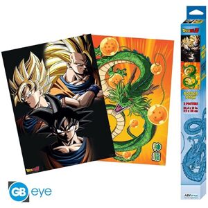 Set 2 plagátov Dragon Ball - Goku & Shenron (52x38 cm)