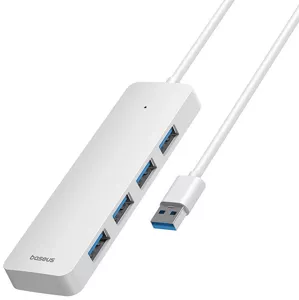 USB Hub Baseus Hub UltraJoy Series Lite 4-Port 1,5m (USB to USB3.0*4) (white)