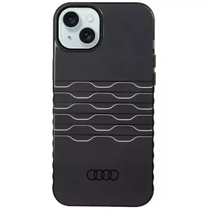 Kryt Audi IML MagSafe Case iPhone 15 Plus 6.7" black hardcase AU-IMLMIP15M-A6/D3-BK (AU-IMLMIP15M-A6/D3-BK)
