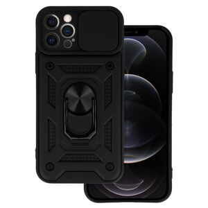 Slide Camera Armor Case obal, iPhone 12 Pro, čierny