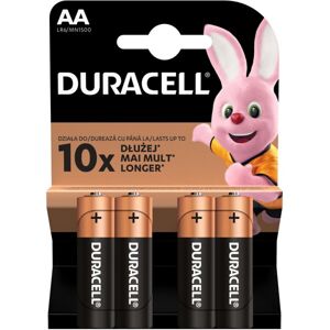 Duracell Basic AA alkalická batéria, 4 ks