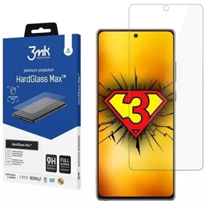 Ochranné sklo 3MK HardGlass Max Samsung N986 Note 20 Ultra black, FullScreen Glass FingerPrint