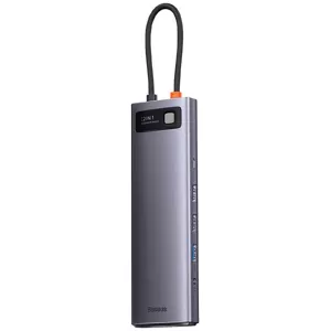USB Hub Hub USB-C 12in1 Baseus Metal Gleam Series Grey