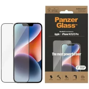 Ochranné sklo PanzerGlass Ultra-Wide Fit iPhone 14 / 13 Pro / 13 6,1" Screen Protection Antibacterial 2771 (2771)