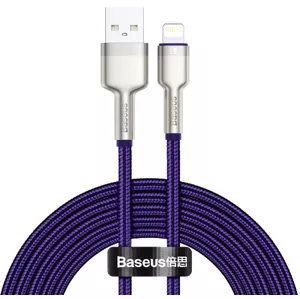 Kábel USB cable for Lightning Baseus Cafule, 2.4A, 2m (purple)