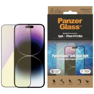 Ochranné sklo PanzerGlass Ultra-Wide Fit iPhone 14 Pro Max 6,7" Screen Protection Antibacterial Easy Aligner Included Anti-blue light 2794 (2794)