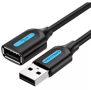 Kábel Vention USB 2.0 male to female extension cable CBIBG 1.5m Black PVC