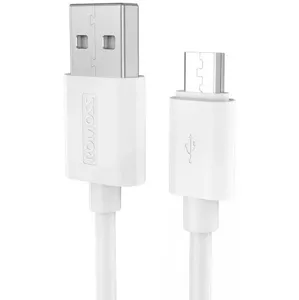 Kábel USB to Micro USB cable Romoss CB-5 2.1A, 1m, gray (6973693493463)