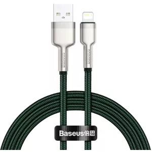 Kábel USB cable for Lightning Baseus Cafule, 2.4A, 1m (green)