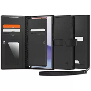Púzdro Spigen Wallet "S" Plus Samsung S24 Ultra S928 black ACS07308 (ACS07308)