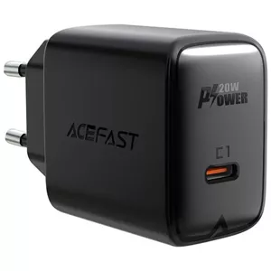 Nabíjačka Wall Charger Acefast A1 PD20W, 1x USB-C (black)