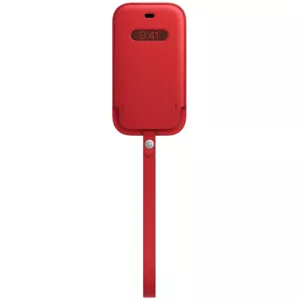 Púzdro iPhone 12 mini Leather Sleeve wth MagSafe RED (MHMR3ZM/A)