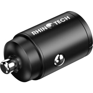 RhinoTech MINI Nabíjačka do auta USB-C + USB-A 30W čierna
