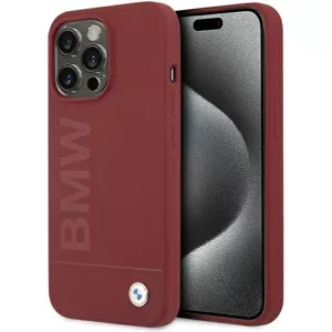 Kryt BMW BMHMP15XSLBLRE iPhone 15 Pro Max 6.7" red hardcase Silicone Big Logo MagSafe (BMHMP15XSLBLRE)