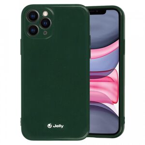 Jelly case iPhone 12 Pro MAX, tmavo zelený