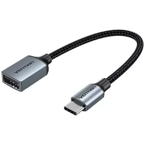 Redukcia Vention USB-C 2.0 Male to USB-A Female OTG Cable CCWHB 0.15m, Gray