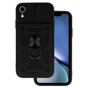 Slide Camera Armor Case obal, iPhone XR, čierny