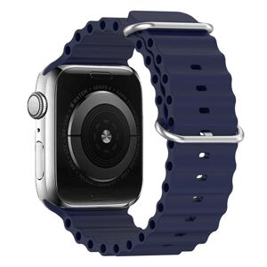 Silicone remienok, Apple Watch 42 / 44 / 45 / 49 mm, design 1, modrý
