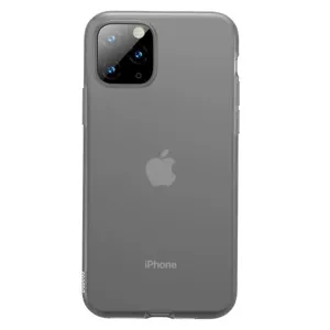 Kryt Baseus Jelly Liquid Silica Gel Protective Case For iPhone 11 Pro Max Transparent Black (6953156211698)