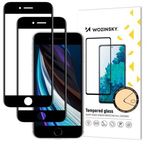 Wozinsky 2x 5D Tvrdené sklo, iPhone 6 / 6S / 7 / 8 / SE 2020 / SE 2022, čierne