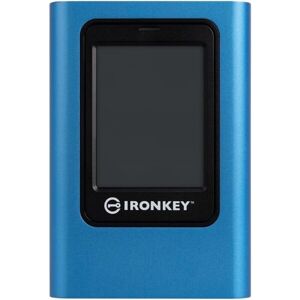 Kingston IronKey Vault Privacy 80 - 480GB, modrá