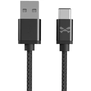 Kábel Ghostek - NRGline USB-C 1,8m , Black (GHOCBL005)