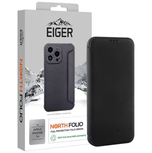 Púzdro Eiger North Folio Case for Apple iPhone 14 in Black