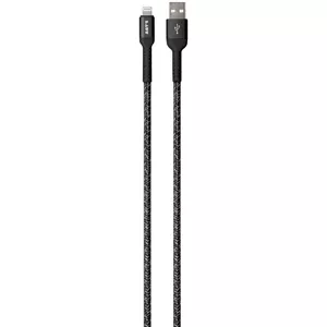 Kábel Laut Tough Matter USB-A to Lightning Cable 120cm black (L_LKT_AL1.2_BK)