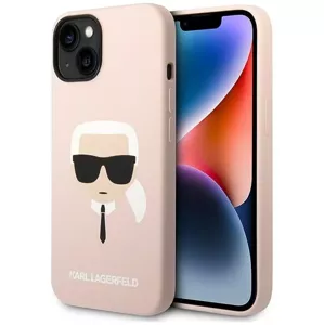 Kryt Karl Lagerfeld KLHCP14MSLKHLP iPhone 14 Plus 6,7" hardcase pink Silicone Karl`s Head (KLHCP14MSLKHLP)