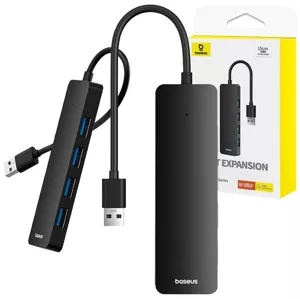 USB Hub Baseus 4in1 Hub UltraJoy Lite USB-A to USB 3.0 15 cm(black)