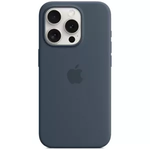 Kryt Apple iPhone 15 Pro Silicone Case with MS - Storm Blue