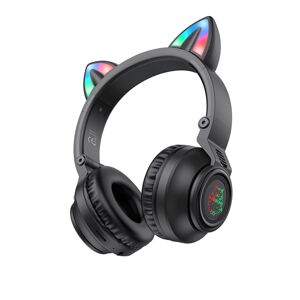 Borofone BO18 Cat Ear Bluetooth slúchadlá, čierne