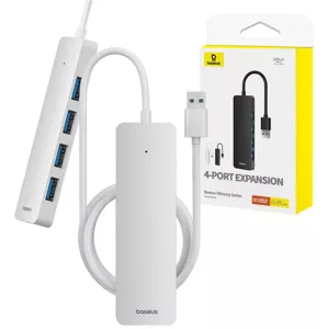 USB Hub Baseus 4in1 Hub  UltraJoy Lite USB-A to USB 3.0 1m (white)