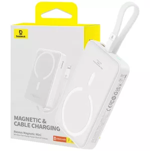 Nabíjačka Baseus Powerbank Magnetic Mini 10000mAh 20W MagSafe (white)