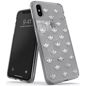 Kryt ADIDAS - Snap case ENTRY for iPhone X/Xs silver colored (33338)