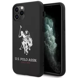 Kryt US Polo USHCN65SLHRBK iPhone 11 Pro Max black Silicone Collection (USHCN65SLHRBK)