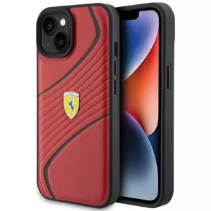 Kryt Ferrari FEHCP15SPTWR iPhone 15 6.1" red hardcase Twist Metal Logo (FEHCP15SPTWR)