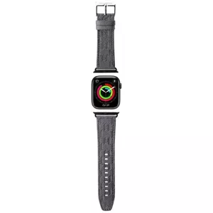 Remienok Karl Lagerfeld Strap KLAWMSAKLHPG Apple Watch 38/40/41mm silver strap Saffiano Monogram (KLAWMSAKLHPK)