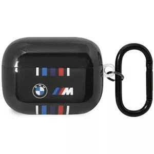 Púzdro BMW AirPods Pro cover Black Multiple Colored Lines (BMAP22SWTK)