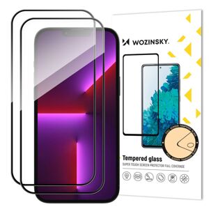 Wozinsky 2x 5D Tvrdené sklo, iPhone 15 Plus, čierne