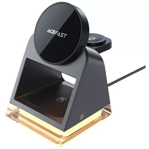 Bezdrôtová nabíjačka Acefast Wireless charging holder 3in1 E17 (black)