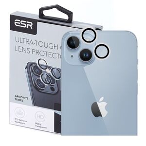 ESR Tvrdené sklo na šošovku fotoaparátu, iPhone 15 / 15 Plus, čierne