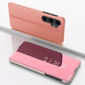 Clear view púzdro na telefon Samsung Galaxy S23 FE, ružové