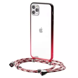 Kryt Transparent Baseus Protective Case for iPhone 11 Pro Max 6.5'' (red)