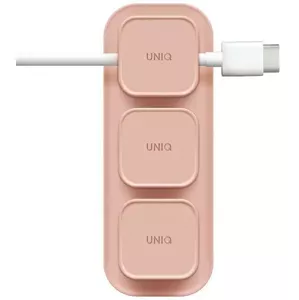 Držiak UNIQ Pod Mag magnetic cable organizer + base pink (UNIQ-POD-PINK)