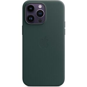 Apple kožený kryt s MagSafe na iPhone 14 Pro Max píniovo zelený